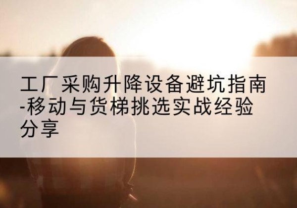 岳阳楼移动式升降机怎么选-工厂采购升降设备避坑指南-移动与货梯挑选实战经验分享