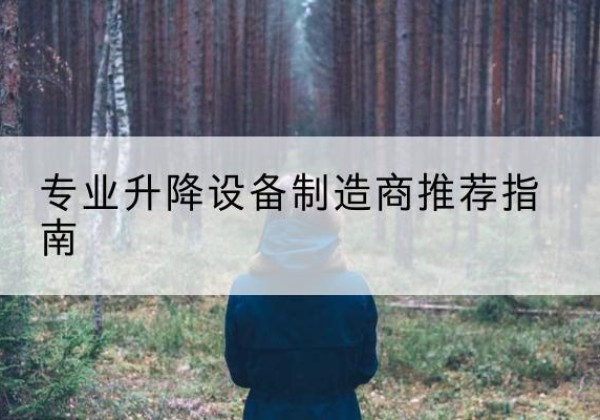 岳阳楼电动剪叉升降平台厂家-专业升降设备制造商推荐指南